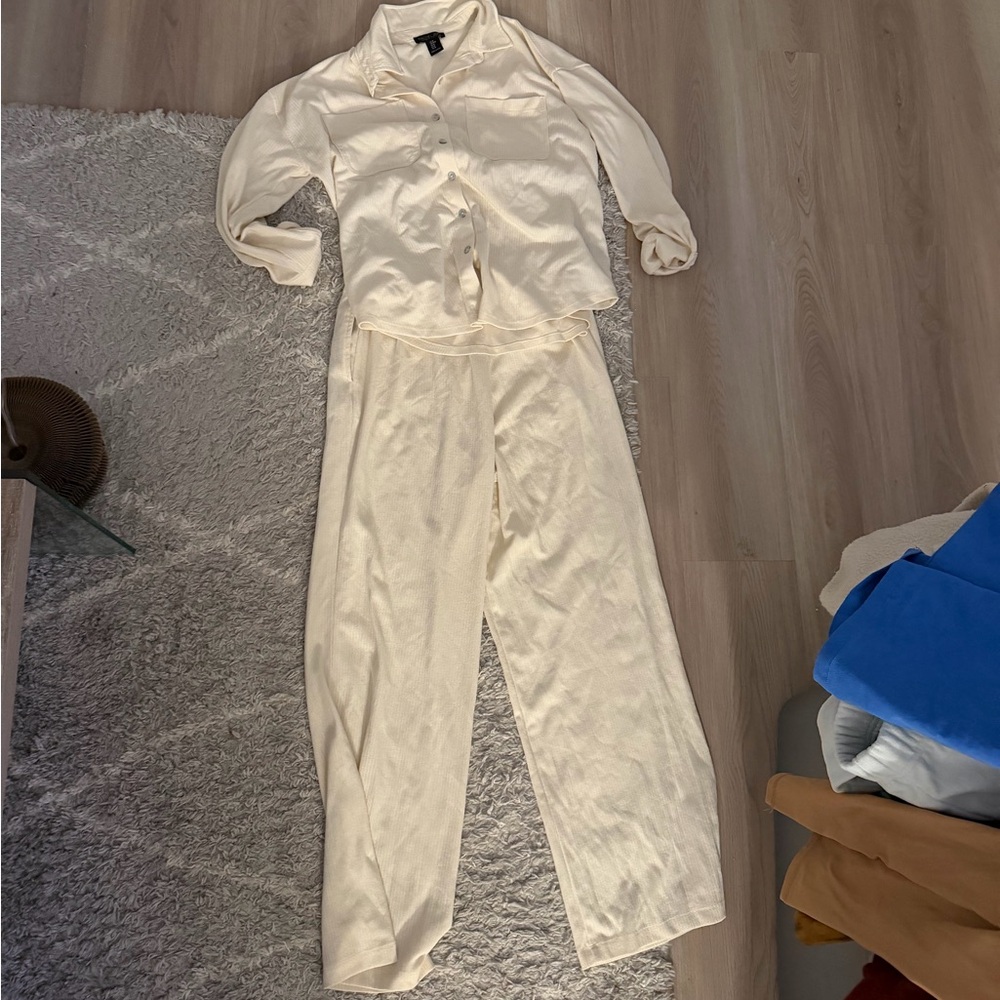 Rachel Zoe Cream Pajama Set